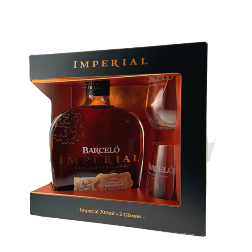 Barcelo Imperial plus 2 glazen